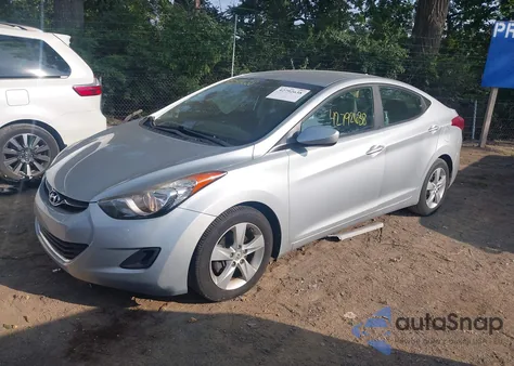 2013 Hyundai Elantra Gls from USA, damaged, VIN 5NPDH4AE3DH322331